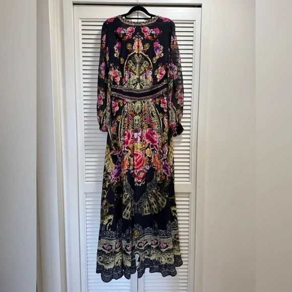 Camilla Button Dress with Shaped Waistband - Picture 4 of 4